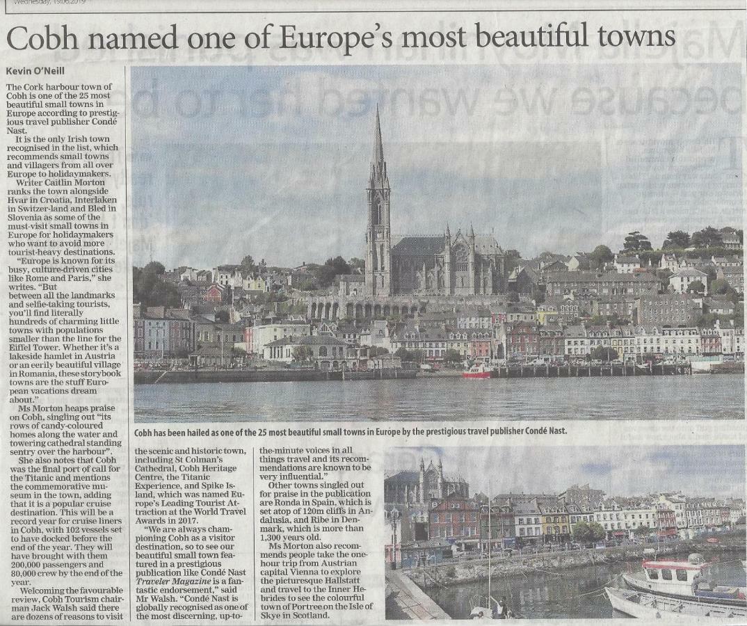 Townhouse In Centre Of Cobh 아파트 외부 사진